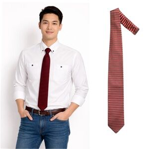 Gallieni Striped Orange/Brown Tie - Italy 
🔥% bundle of 3, 5, 10, 15 or 20 ties